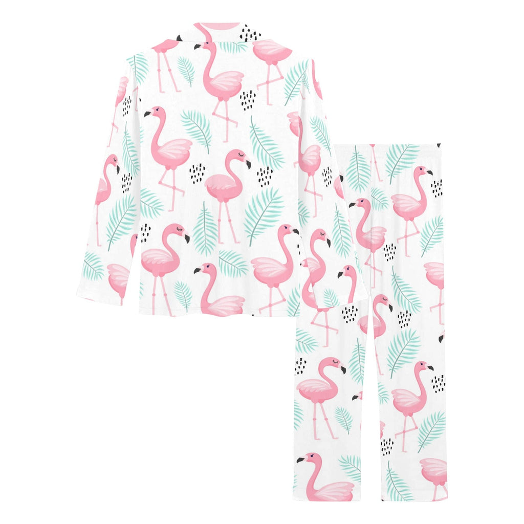 Cute flamingo pattern Women's Long Pajama Set