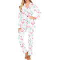 Cute flamingo pattern Women's Long Pajama Set