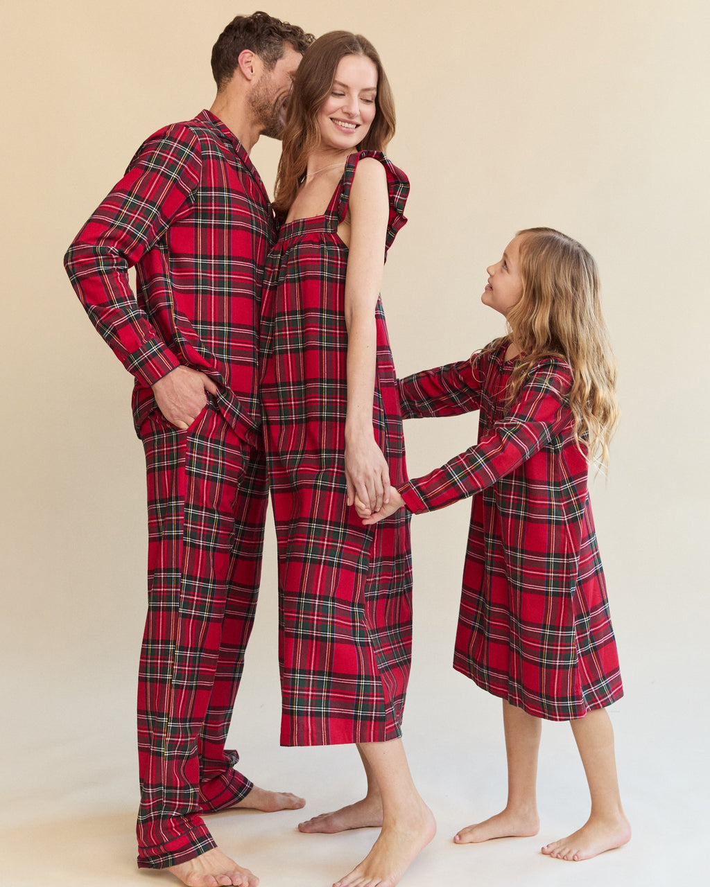 Men's Brushed Twill Pajama Set in Imperial Tartan