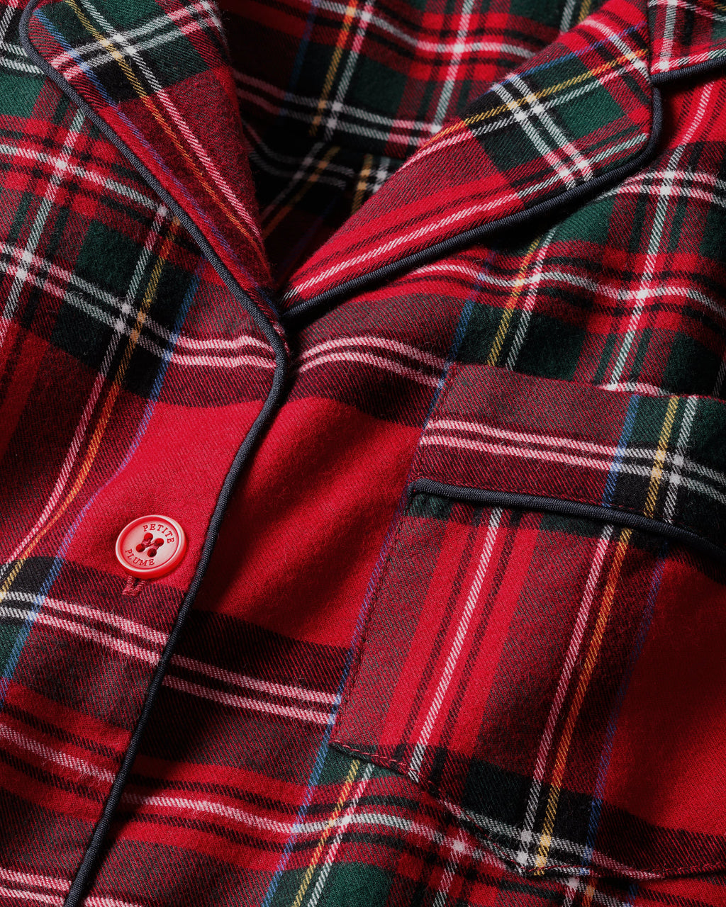 Men's Brushed Twill Pajama Set in Imperial Tartan