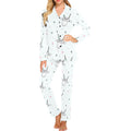 Cute goat design pattern Women's Long Pajama Set